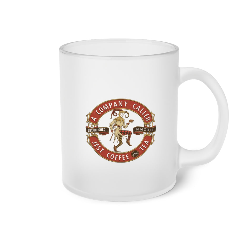 
                  
                    JCT Frosted Glass Mug
                  
                